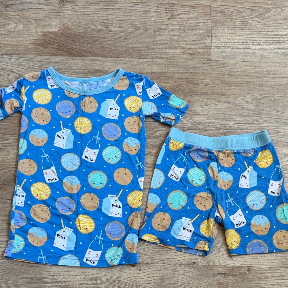 Little Sleepies Milk & Cookies PJs 4T